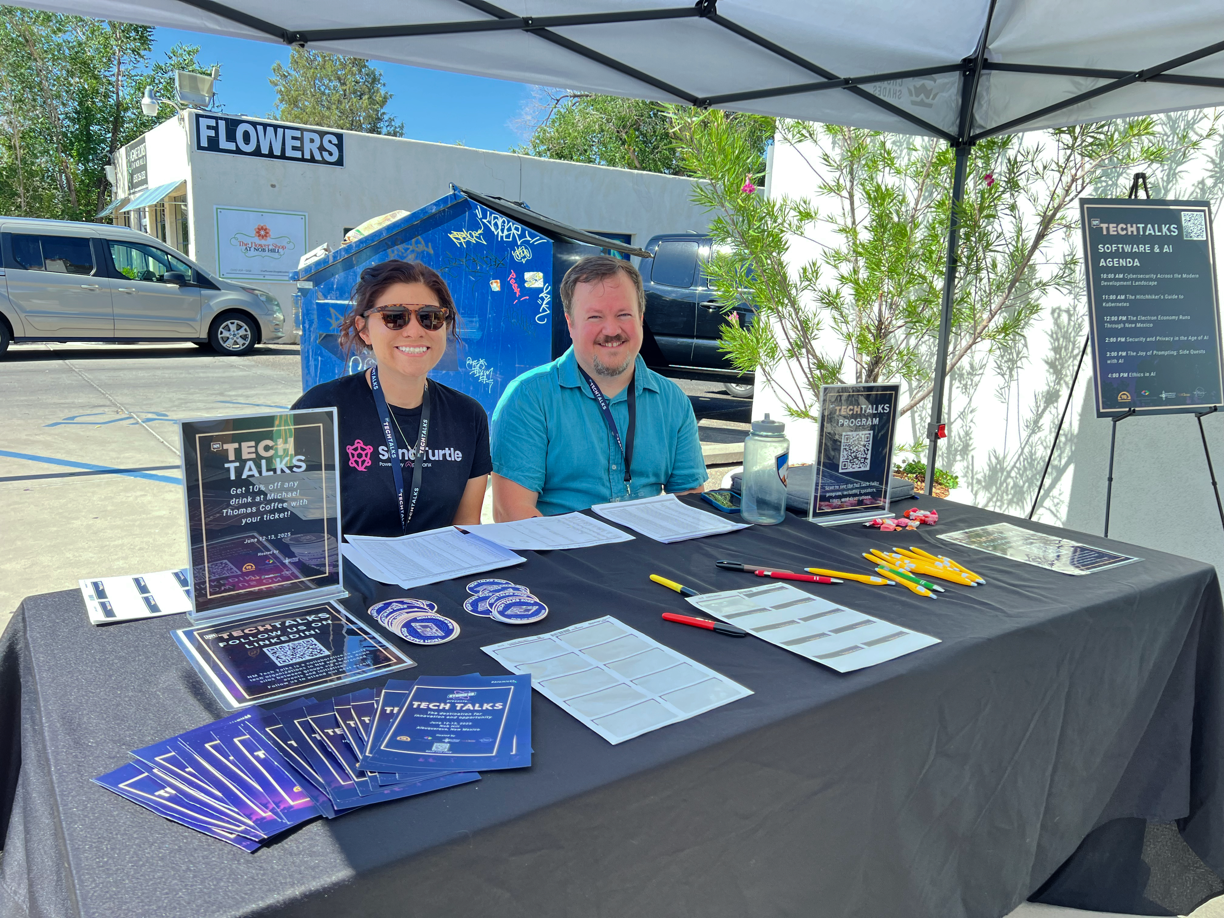 Swag sponsorship at TechFest